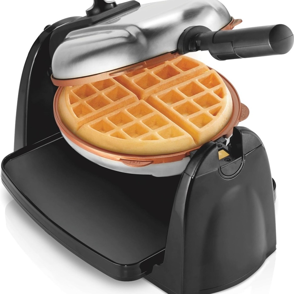 Hamilton Beach Waffle Maker with Removable Durathon Nonstick Coated Plates - Picture 2 of 5